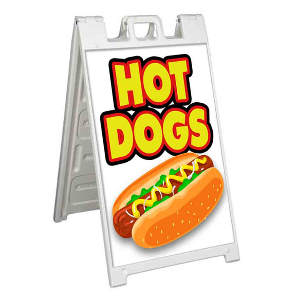 Hot Dogs A-Frame Signs, Decals, or Panels