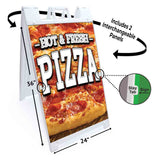 Hot Fresh Pizza A-Frame Signs, Decals, or Panels