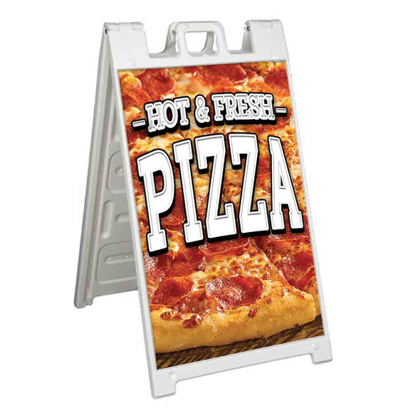 Hot Fresh Pizza A-Frame Signs, Decals, or Panels