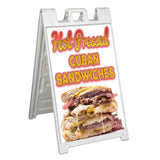 Hot Pressed Cuban Sandwich A-Frame Signs, Decals, or Panels