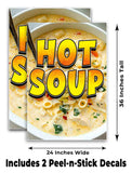 Hot Soup A-Frame Signs, Decals, or Panels