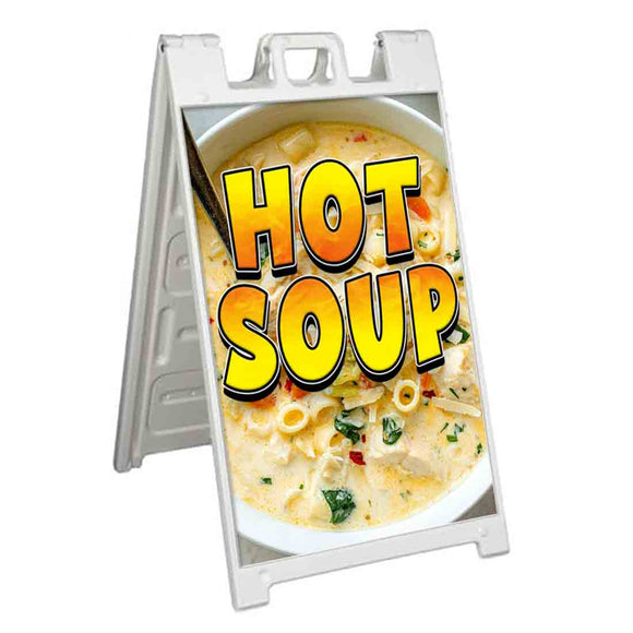 Hot Soup A-Frame Signs, Decals, or Panels
