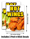 Hot Wings A-Frame Signs, Decals, or Panels