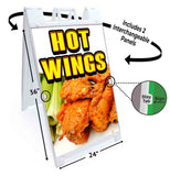 Hot Wings A-Frame Signs, Decals, or Panels