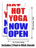 Hot Yoga Now Open A-Frame Signs, Decals, or Panels
