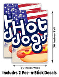 Hotdogs A-Frame Signs, Decals, or Panels