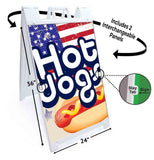 Hotdogs A-Frame Signs, Decals, or Panels