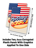 Hotdogs A-Frame Signs, Decals, or Panels