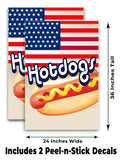 Hotdogs A-Frame Signs, Decals, or Panels