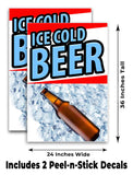 Ice Cold Beer A-Frame Signs, Decals, or Panels