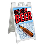 Ice Cold Beer A-Frame Signs, Decals, or Panels