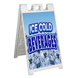 Ice Cold Beverages Alt A-Frame Signs, Decals, or Panels
