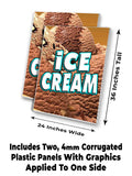 Ice Cream A-Frame Signs, Decals, or Panels
