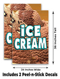 Ice Cream A-Frame Signs, Decals, or Panels