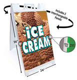 Ice Cream A-Frame Signs, Decals, or Panels