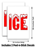 Ice A-Frame Signs, Decals, or Panels