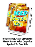 Iced Sweet Tea A-Frame Signs, Decals, or Panels