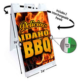 Idaho BBQ A-Frame Signs, Decals, or Panels