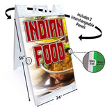 Indian Food Image A-Frame Signs, Decals, or Panels