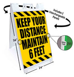 KYD Main 6 Ft A-Frame Signs, Decals, or Panels