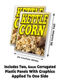 Kettle Corn Alt A-Frame Signs, Decals, or Panels