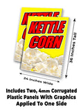 Kettle Corn A-Frame Signs, Decals, or Panels