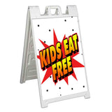 Kids Eat Free A-Frame Signs, Decals, or Panels