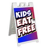 Kids Eat Free A-Frame Signs, Decals, or Panels