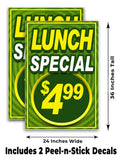 Lunch Special A-Frame Signs, Decals, or Panels
