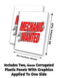 Mechanic Wanted A-Frame Signs, Decals, or Panels