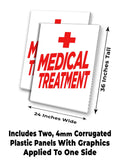 Medical Treatment A-Frame Signs, Decals, or Panels