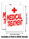 Medical Treatment A-Frame Signs, Decals, or Panels