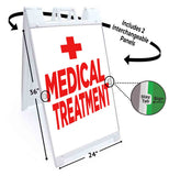 Medical Treatment A-Frame Signs, Decals, or Panels