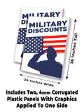 Military Discount A-Frame Signs, Decals, or Panels