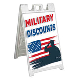 Military Discounts A-Frame Signs, Decals, or Panels