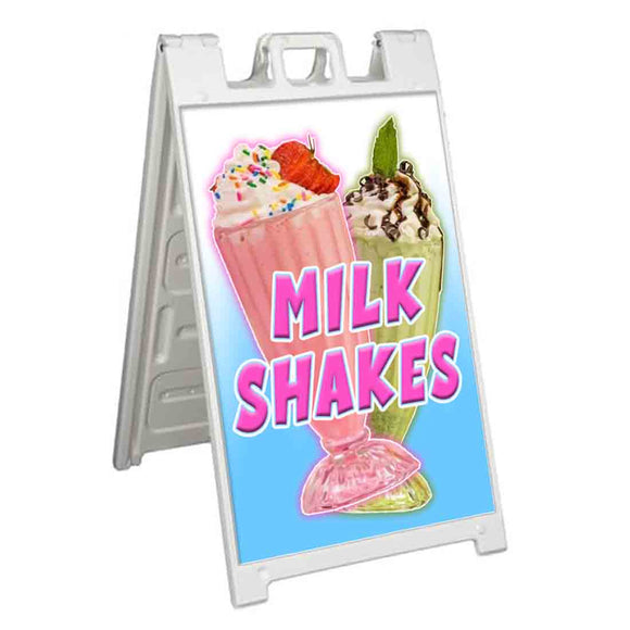 Milk Shakes A-Frame Signs, Decals, or Panels
