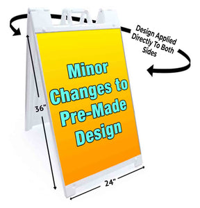 AF-Minor Changes A-Frame Signs, Decals, or Panels