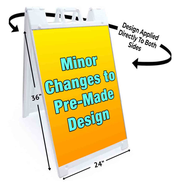 AF-Minor Changes A-Frame Signs, Decals, or Panels