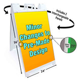 "Minor Design Changes" A-Frame Signs, Decals, or Panels