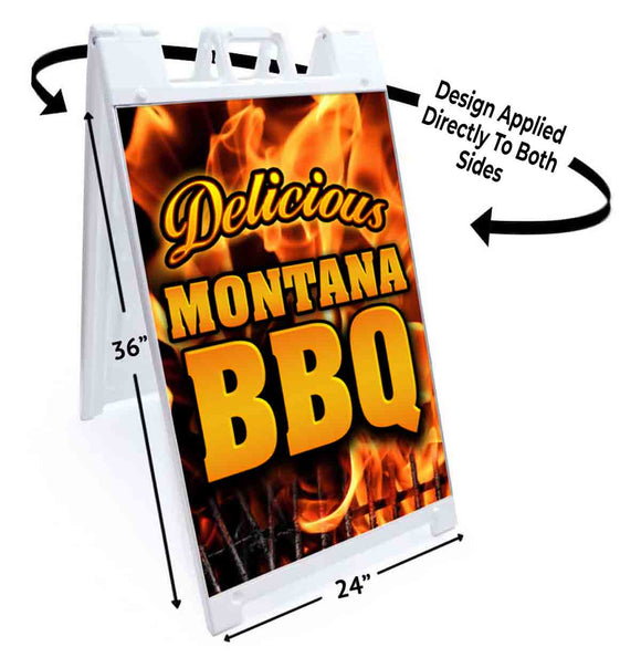 Montana BBQ A-Frame Signs, Decals, or Panels