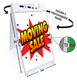 Moving Sale A-Frame Signs, Decals, or Panels