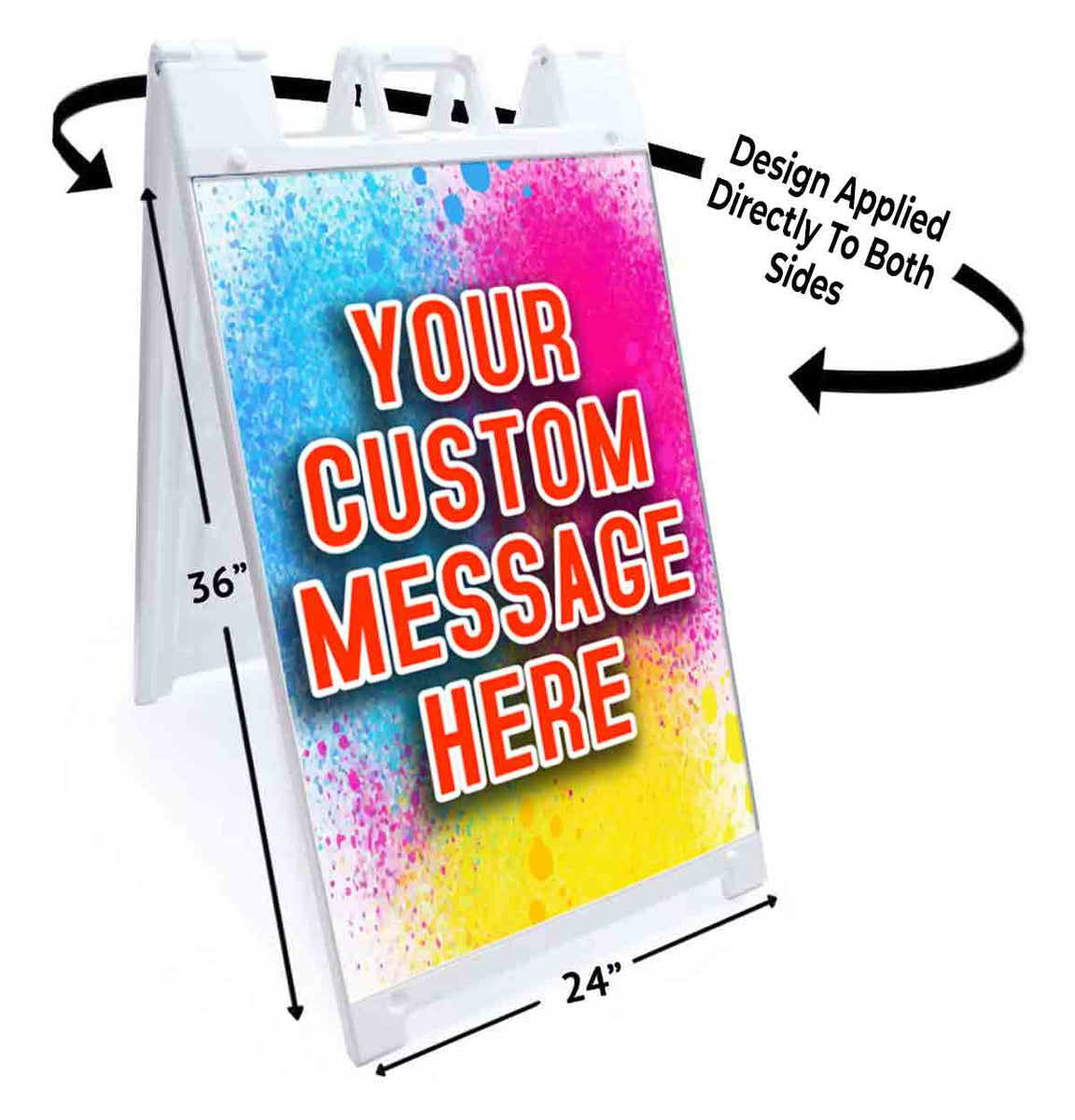 Full Color Custom A-Frames | Fast Production. Fast Free Shipping ...