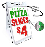 NY Style Pizza $4 A-Frame Signs, Decals, or Panels