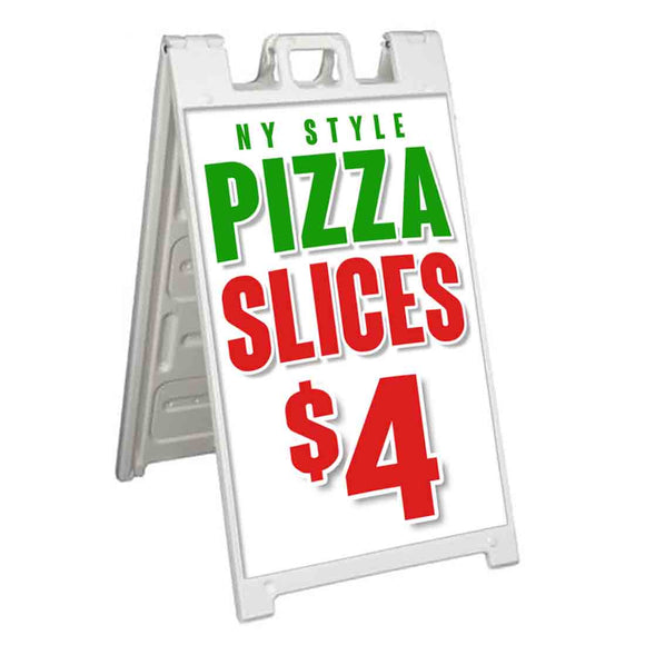NY Style Pizza $4 A-Frame Signs, Decals, or Panels