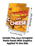Nachos and Cheese A-Frame Signs, Decals, or Panels