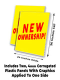 New Ownership A-Frame Signs, Decals, or Panels