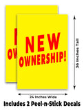 New Ownership A-Frame Signs, Decals, or Panels