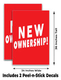 New Ownership A-Frame Signs, Decals, or Panels