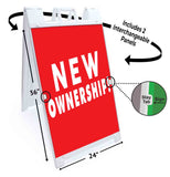 New Ownership A-Frame Signs, Decals, or Panels