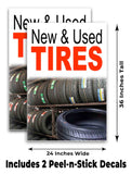 New Used Tires A-Frame Signs, Decals, or Panels